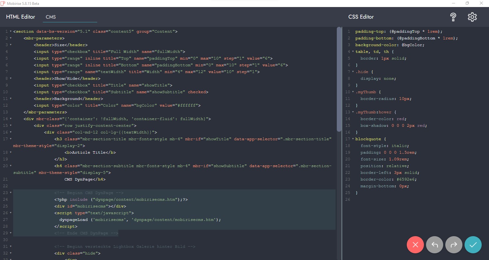Quellcode-CMS